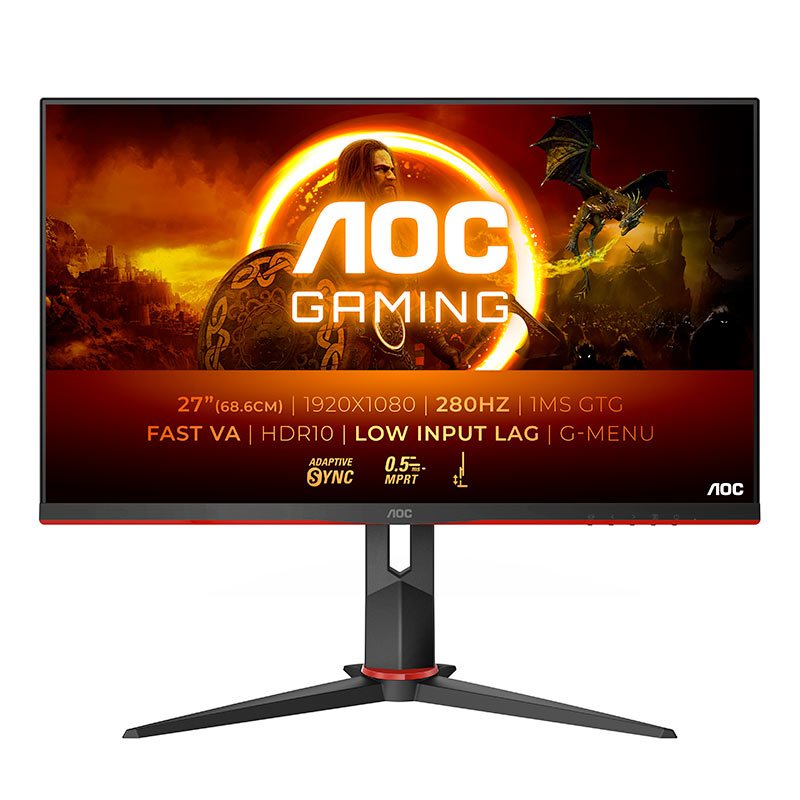 Ecran Pc Gamer 27'' Aoc 27g2zn3- 0,5ms /280hz /ajustable Bon état -  reconditionné disponible sur Electro Depot